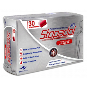STOPADOL JOINT XR 650 MG ( PARACETAMOL ) 30 BI-LAYER TABLETS